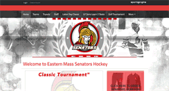 Desktop Screenshot of easternmasshockey.com