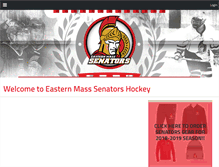 Tablet Screenshot of easternmasshockey.com